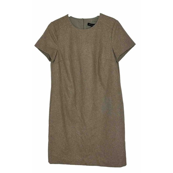 Banana Republic Dresses & Skirts - Banana Republic NWT Shift Dress. Light Tan w/Flecks of Gold. Wool Blend Petite S